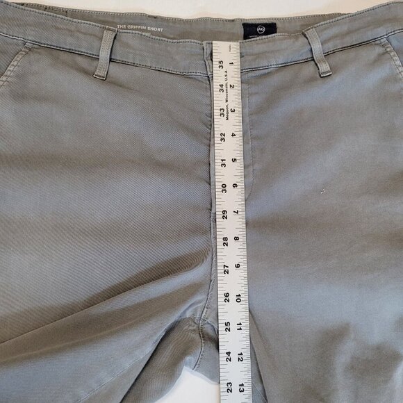 AG Adriano Goldschmied The Griffin Relaxed Tailored 10" inseam Chino Short Sz 36 - Picture 11 of 12